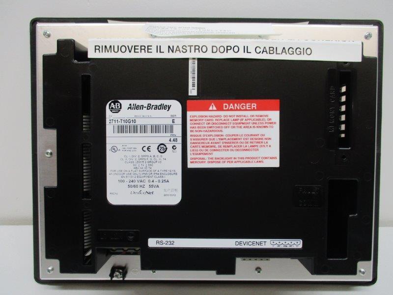 INDUSTRIAL SPARE PART 2711-T10G10 OPERATOR INTERFACE SER. E F/W 4.48  NSMP