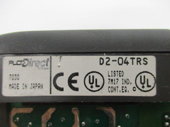 PLC DIRECT D2-04TRS * USED *