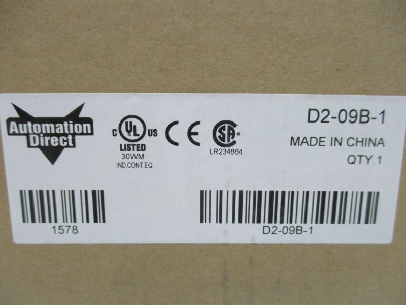 AUTOMATION DIRECT D2-09B-1 * FACTORY SEALED *