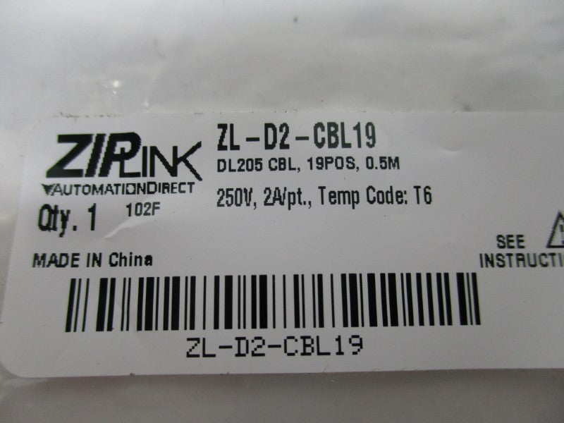 ZIP LINK ZL-D2-CBL19 * NEW IN FACTORY BAG *