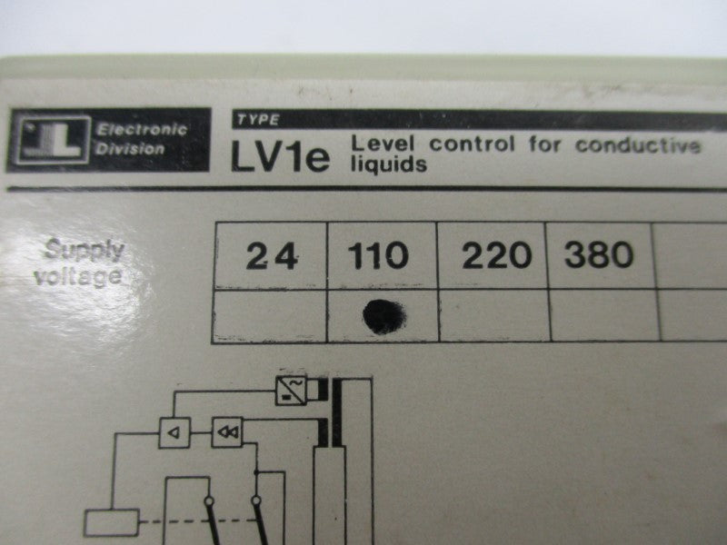 ELECTRONIC DIVISION LV1E LEVEL CONTROL RELAY 250V 5A  UNMP