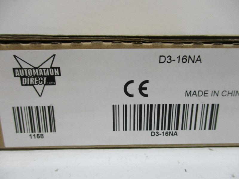 AUTOMATION DIRECT D3-16NA * FACTORY SEALED *