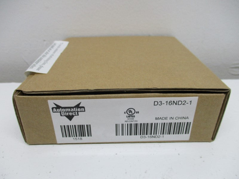AUTOMATION DIRECT D3-16ND2-1 * FACTORY SEALED *