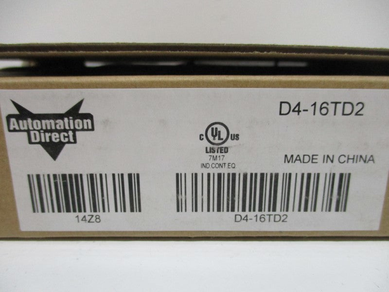 AUTOMATION DIRECT D4-16TD2 * FACTORY SEALED *