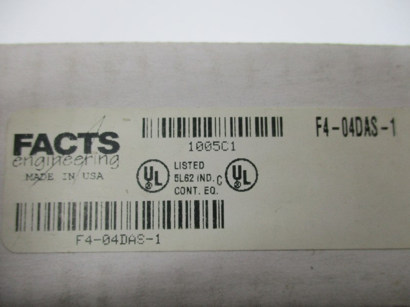 FACTS ENGINEERING F4-04DAS-1  NSMP