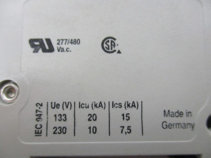 ABB S201-K0.5 CIRCUIT BREAKER 0.5A 488VAC  UNMP