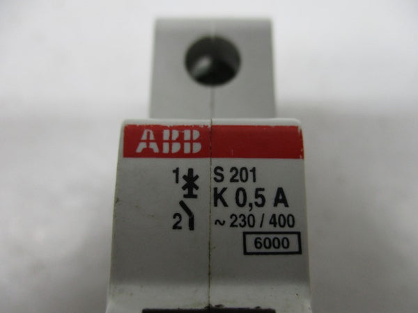 ABB S201-K0.5 CIRCUIT BREAKER 0.5A 488VAC  UNMP