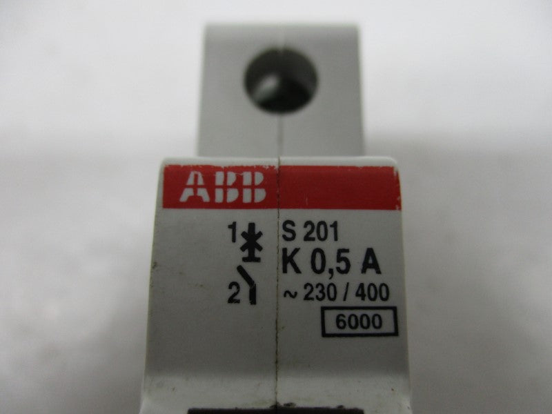 ABB S201-K0.5 CIRCUIT BREAKER 0.5A 488VAC  UNMP