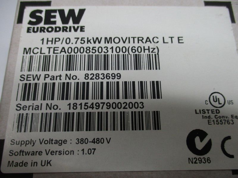 SEW EURODRIVE MCLTEA0008503100  NSMP
