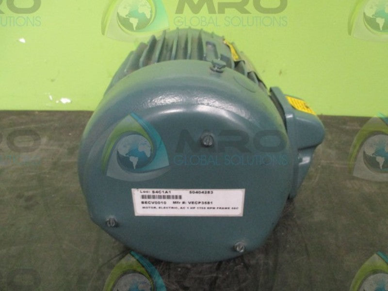 BALDOR VECP3581 MOTOR 05F005X014G1 1 HP (AS PICTURED-BACK PIECE)  NSNP