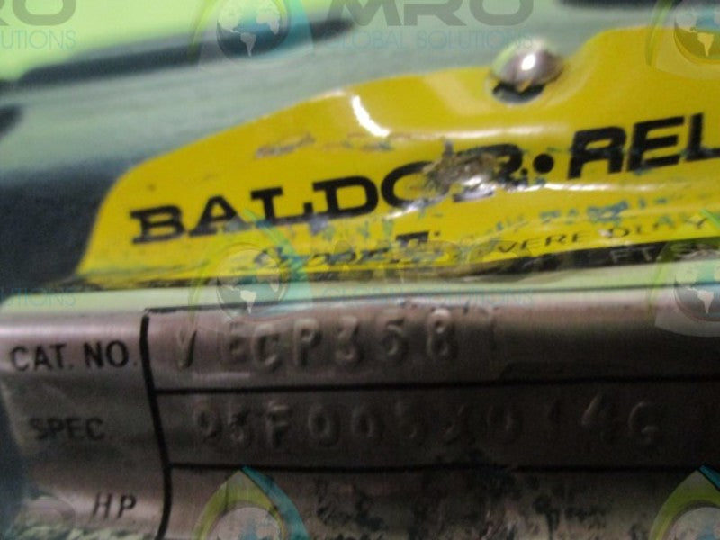 BALDOR VECP3581 MOTOR 05F005X014G1 1 HP (AS PICTURED-BACK PIECE)  NSNP