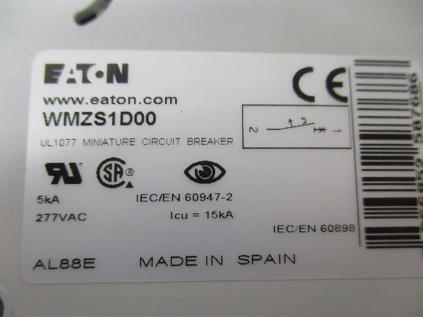 EATON WMZS1D00 CIRCUIT BREAKER 0.5A 400V  NSMP