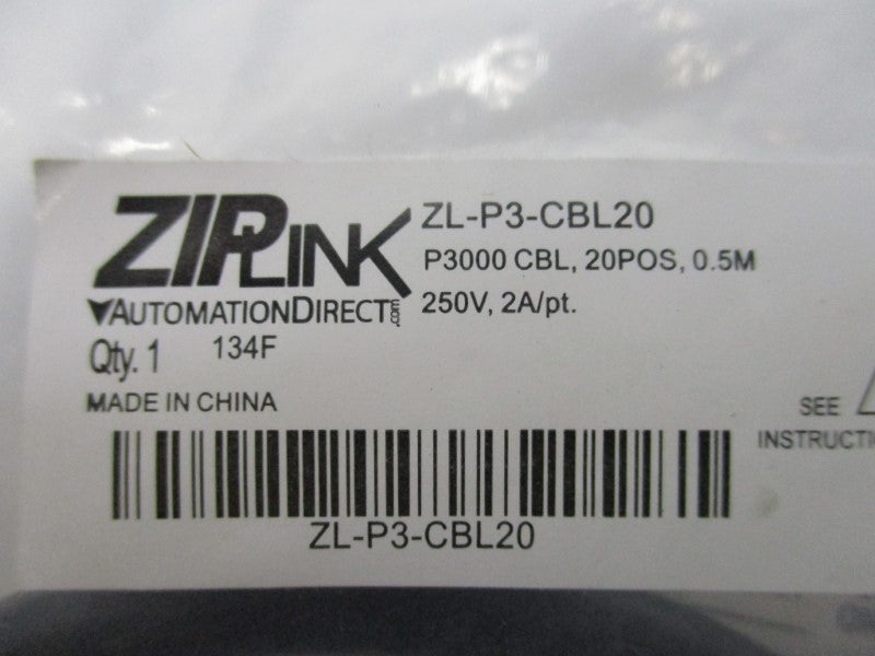 ZIPLINK  ZL-P3-CBL20 * NEW IN FACTORY BAG *