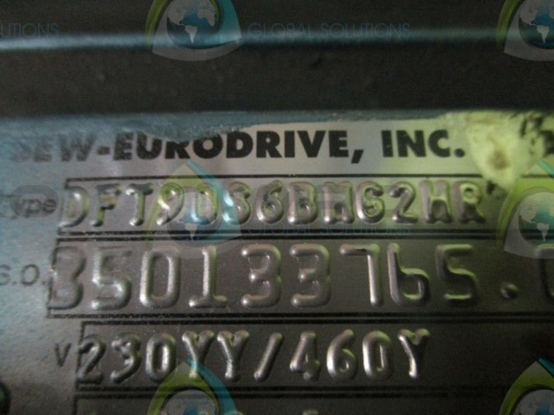 SEW-EURODRIVE KF77DT90S6BM62HR MOTOR w/DFT90S6BM62HR  NSNP
