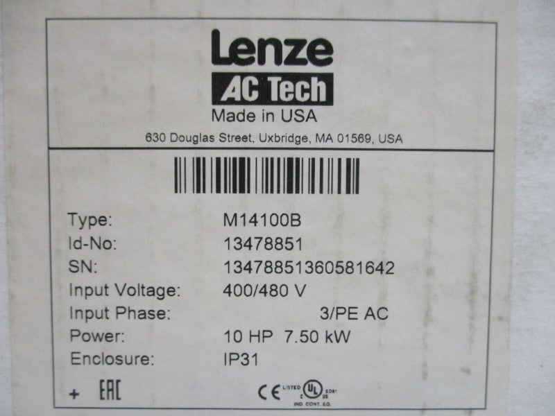 LENZE M14100B * FACTORY SEALED *