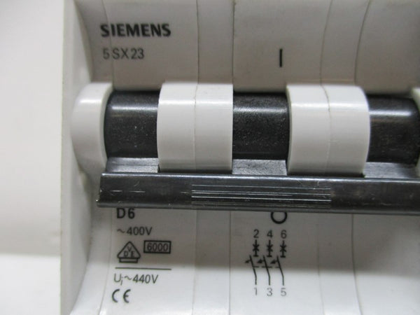 SIEMENS 5SX2-306-8 CURCUIT BREAKER 6A 480V  NSNP