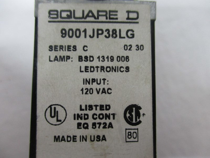 SQUARE D 9001JP38LG  UNMP