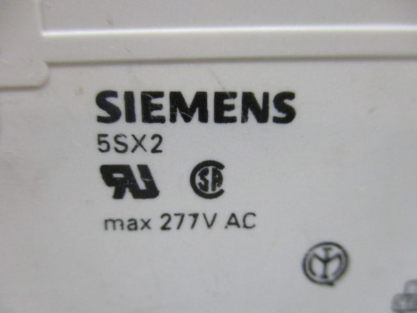 SIEMENS 5SX2-101-8 CIRCUIT BREAKER 1A 277VAC  UNMP