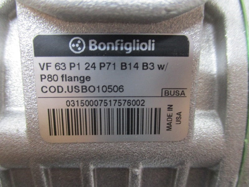 BONFIGLIOLI VF63P124P71B14B3  NSNP