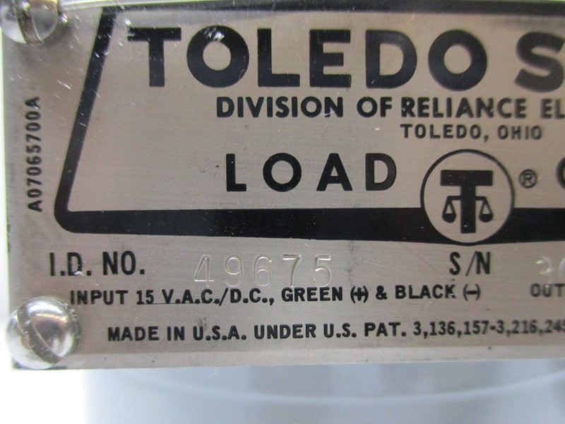 TOLEDO SCALE 49675  NSMP