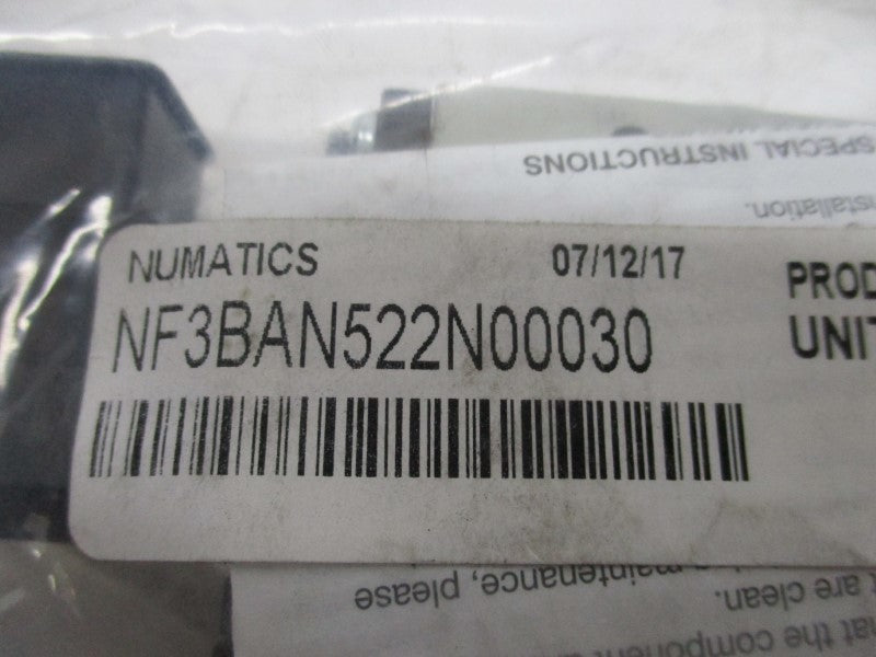 NUMATICS NF3BAN522N00030 * NEW IN FACTORY BAG *