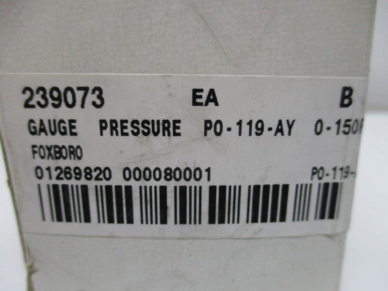 FOXBORO P0-119-AY  NSMP