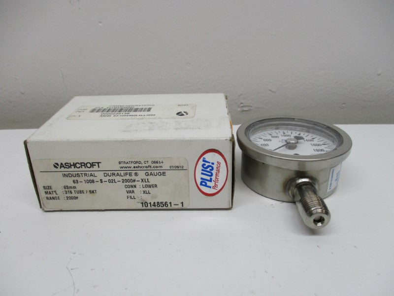 ASHCROFT 63-1008-S-02L-2000#-XLL  NSMP