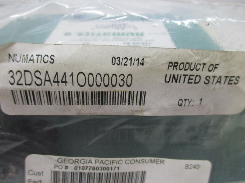 NUMATICS 32DSA441O000030 120V .37A NSFS