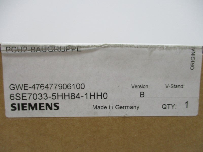 SIEMENS 6SE7033-5HH84-1HH0 NSFS
