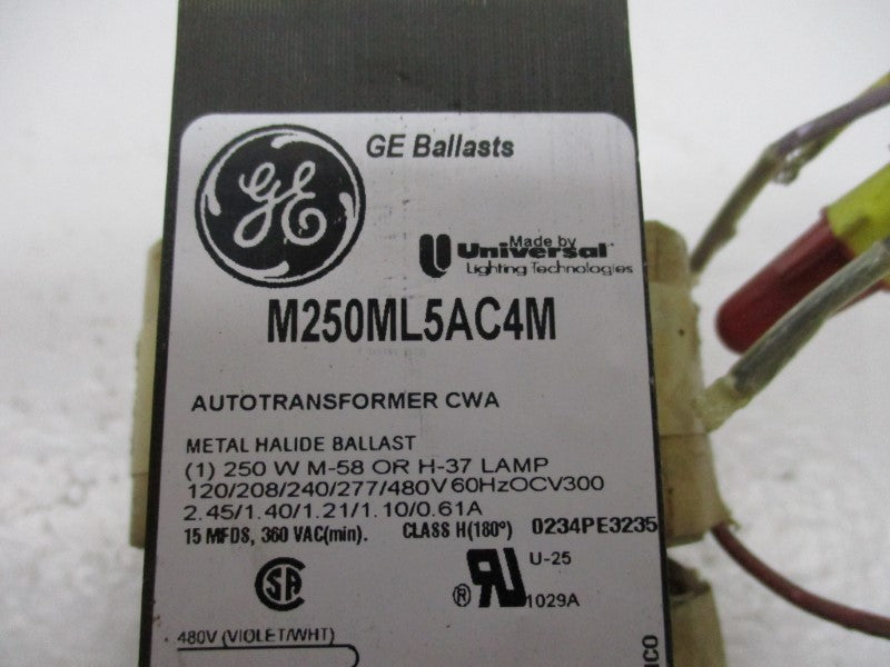 GENERAL ELECTRIC M250ML5AC4M UNMP