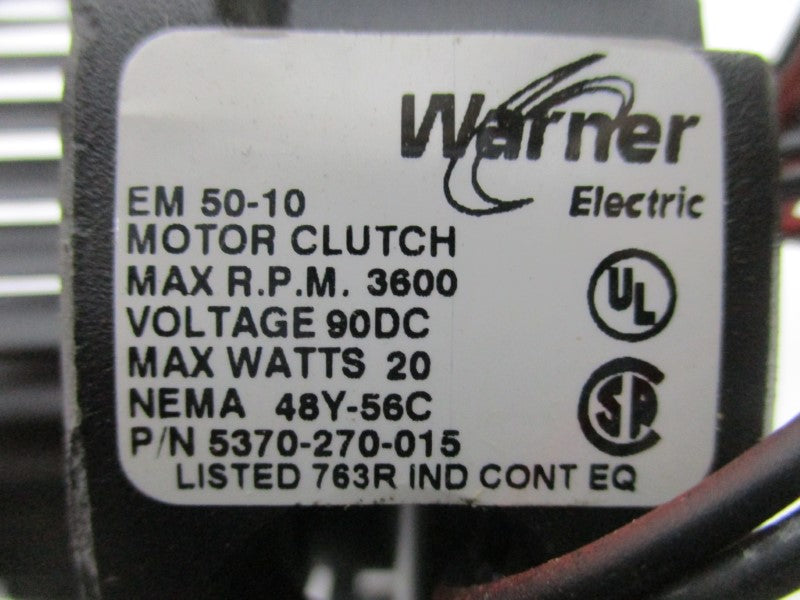 WARNER ELECTRIC 5370-270-015 NSMP