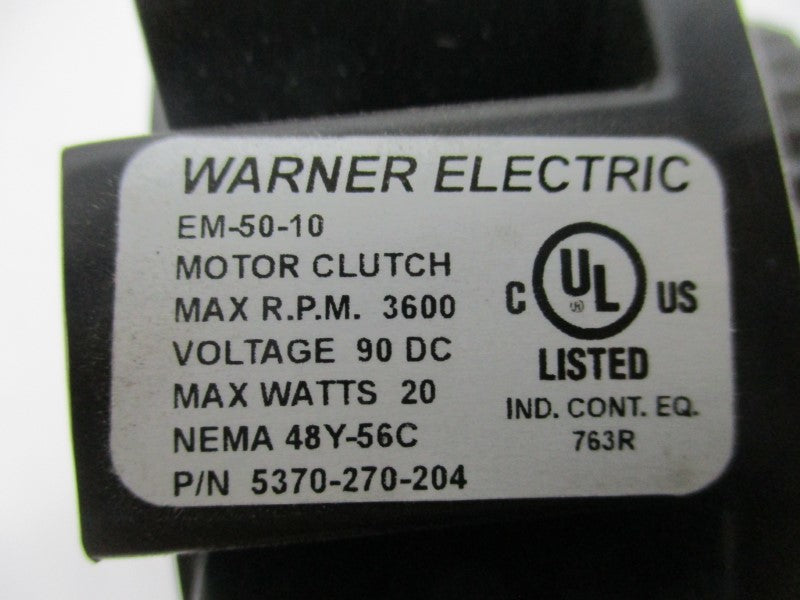 WARNER ELECTRIC 5370-270-204 NSMP