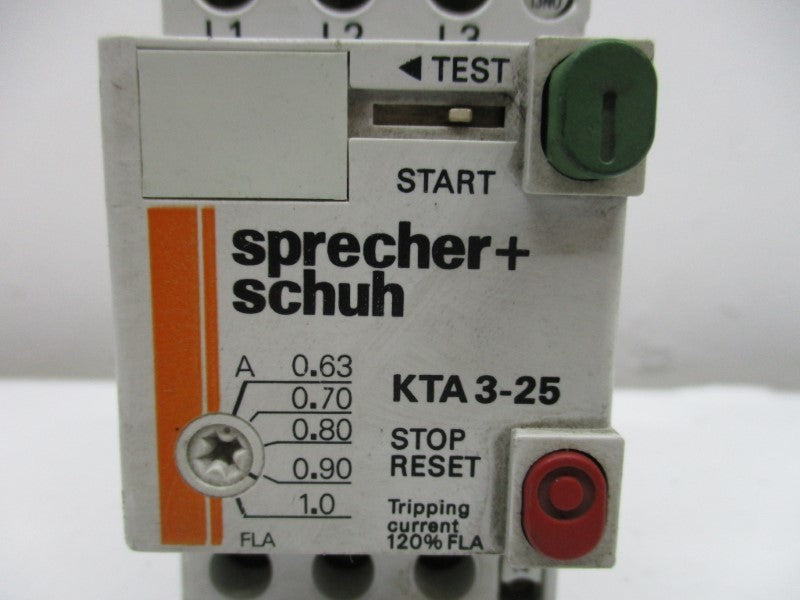 SPRECHER+SCHUH KTA3-25-1A 0.63-1.0A UNMP