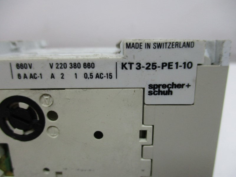 SPRECHER+SCHUH KTA3-25-2.5A 1.6-2.5A UNMP
