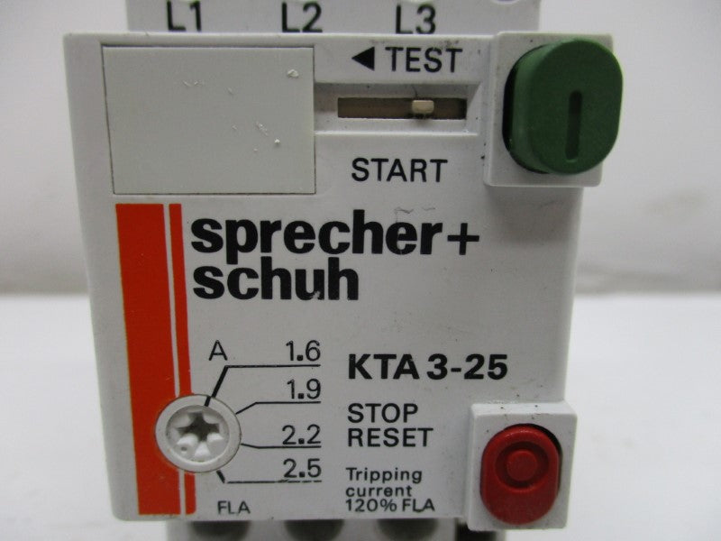 SPRECHER+SCHUH KTA3-25-2.5A 1.6-2.5A UNMP