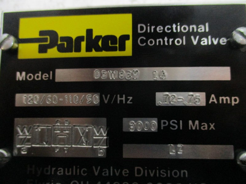 PARKER D3W8CY NSNP