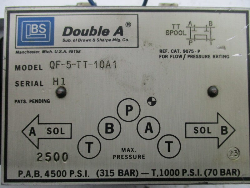 DOUBLE A QF-5-TT-10A1 UNMP
