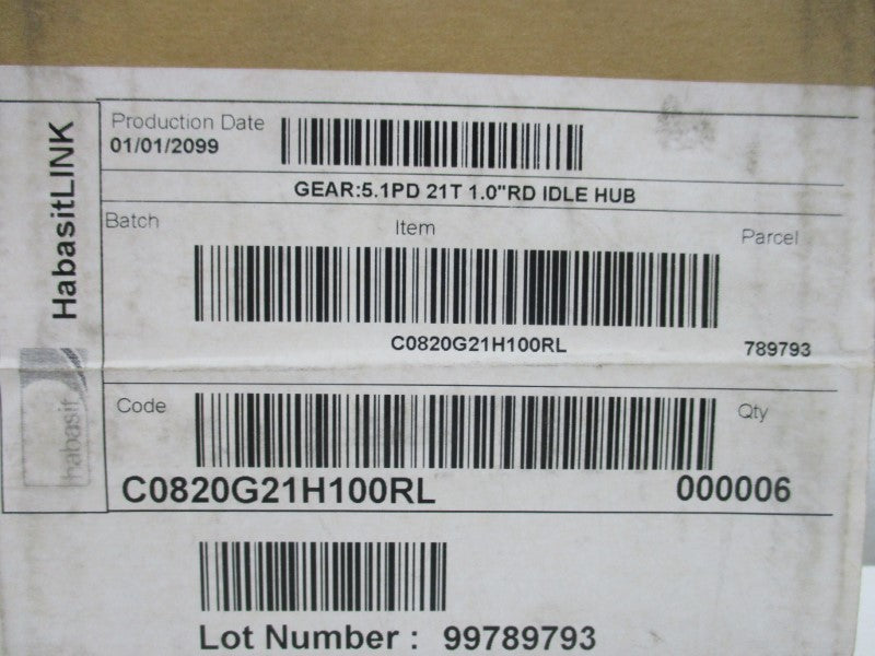 HABASIT C0820G21H100RL NSFS
