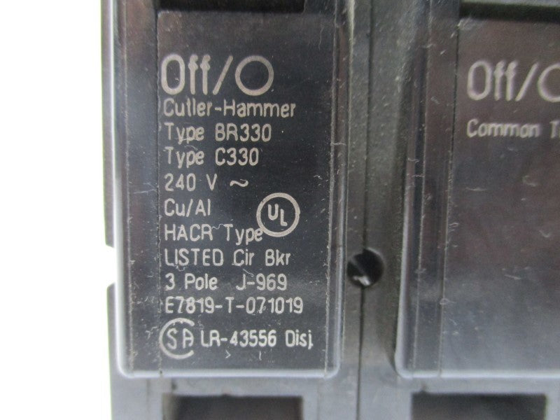 CUTLER HAMMER BR330 30A 240V (AS PICTURED) UNMP