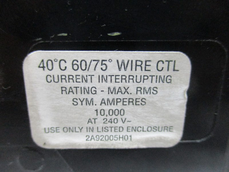 CUTLER HAMMER BR330 30A 240V (AS PICTURED) UNMP