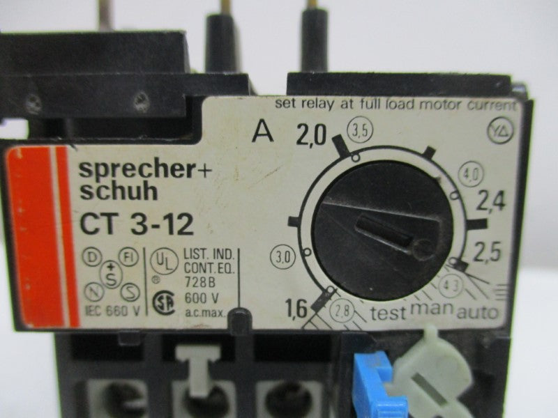 SPRECHER+SCHUH CT3-12-2.5 UNMP