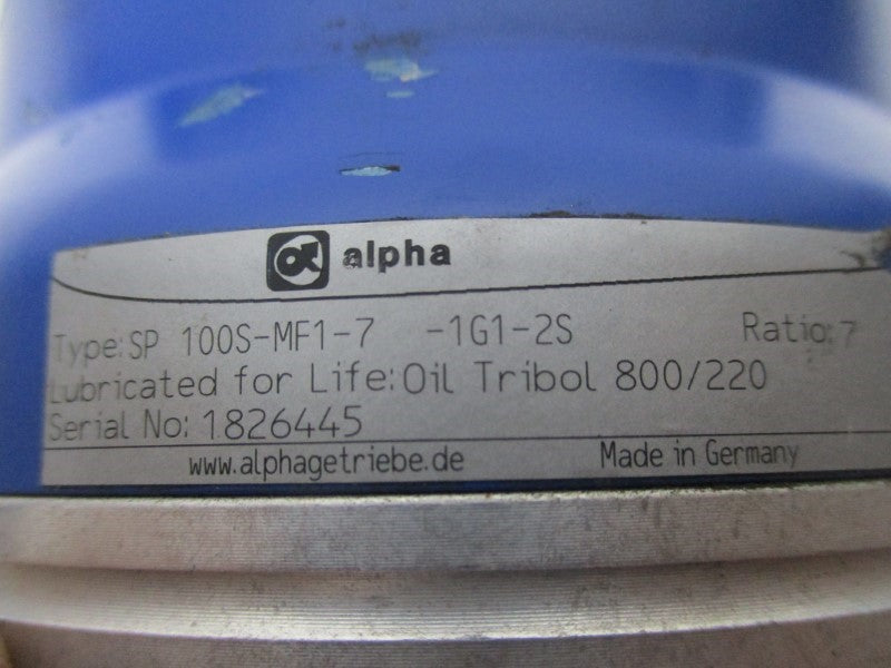WITTENSTEIN SP100S-MF1-7-1G1-2S UNMP