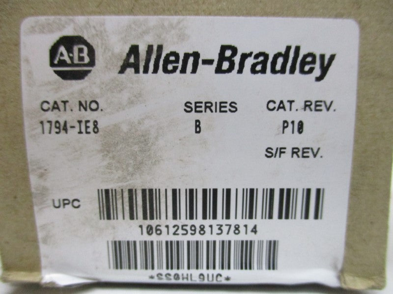 ALLEN BRADLEY 1794-IE8 SER. B NSMP
