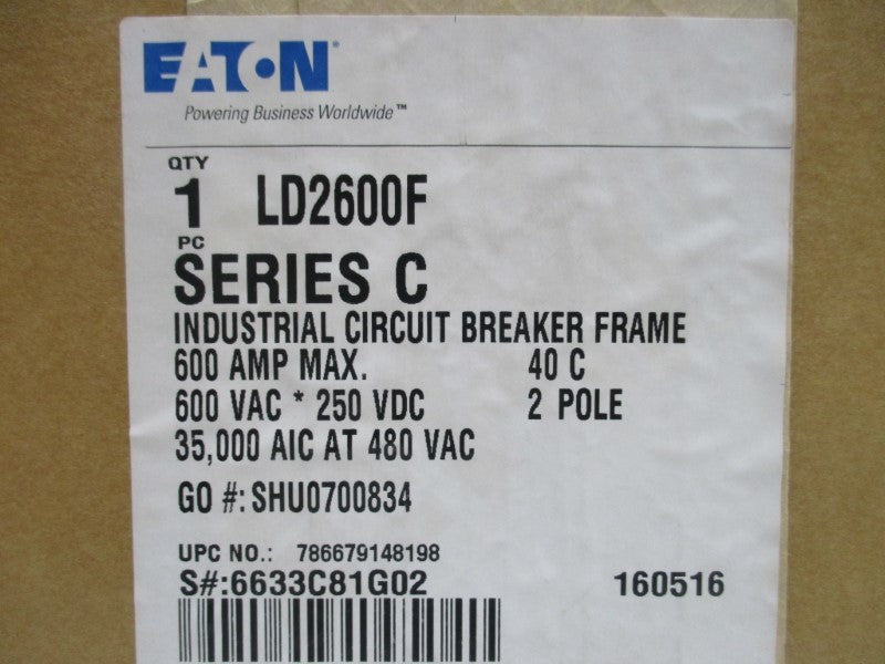 EATON LD2600F 600A 600V NSFS