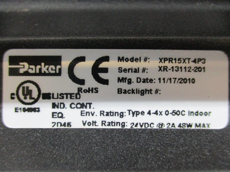 PARKER XPR15XT-4P3 NSNP