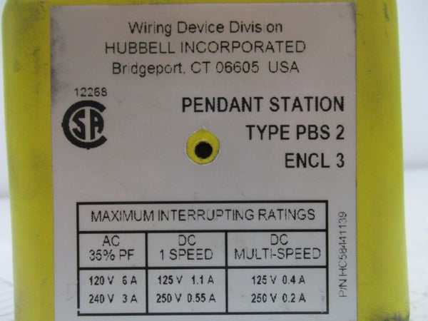 HUBBELL PBS2 UNMP
