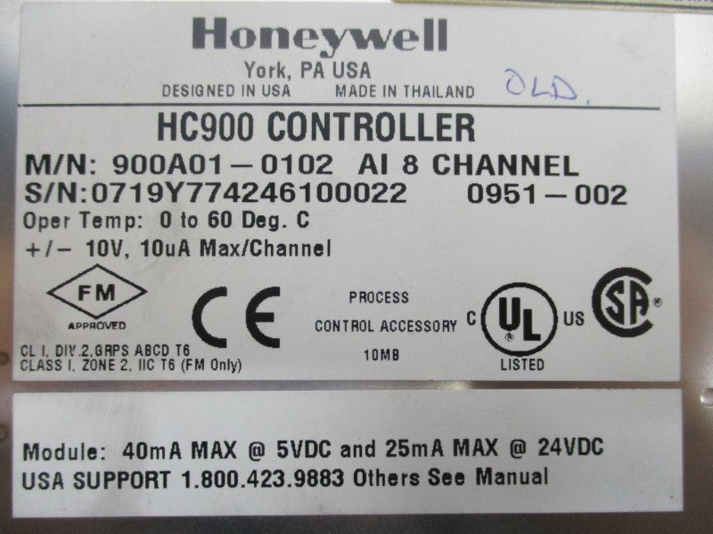 HONEYWELL 900A01-0102 UNMP