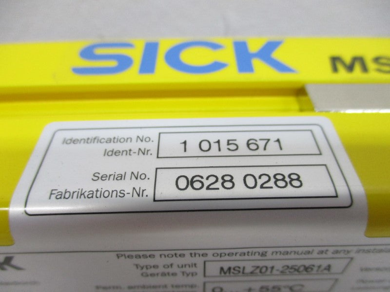 SICK MSLZ01-25061A NSMP
