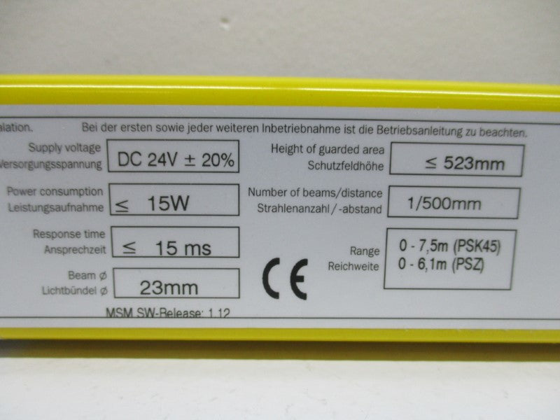 SICK MSLZ01-25061A NSMP