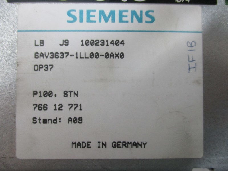 SIEMENS 6AV3637-1LL00-0AX0 UNMP